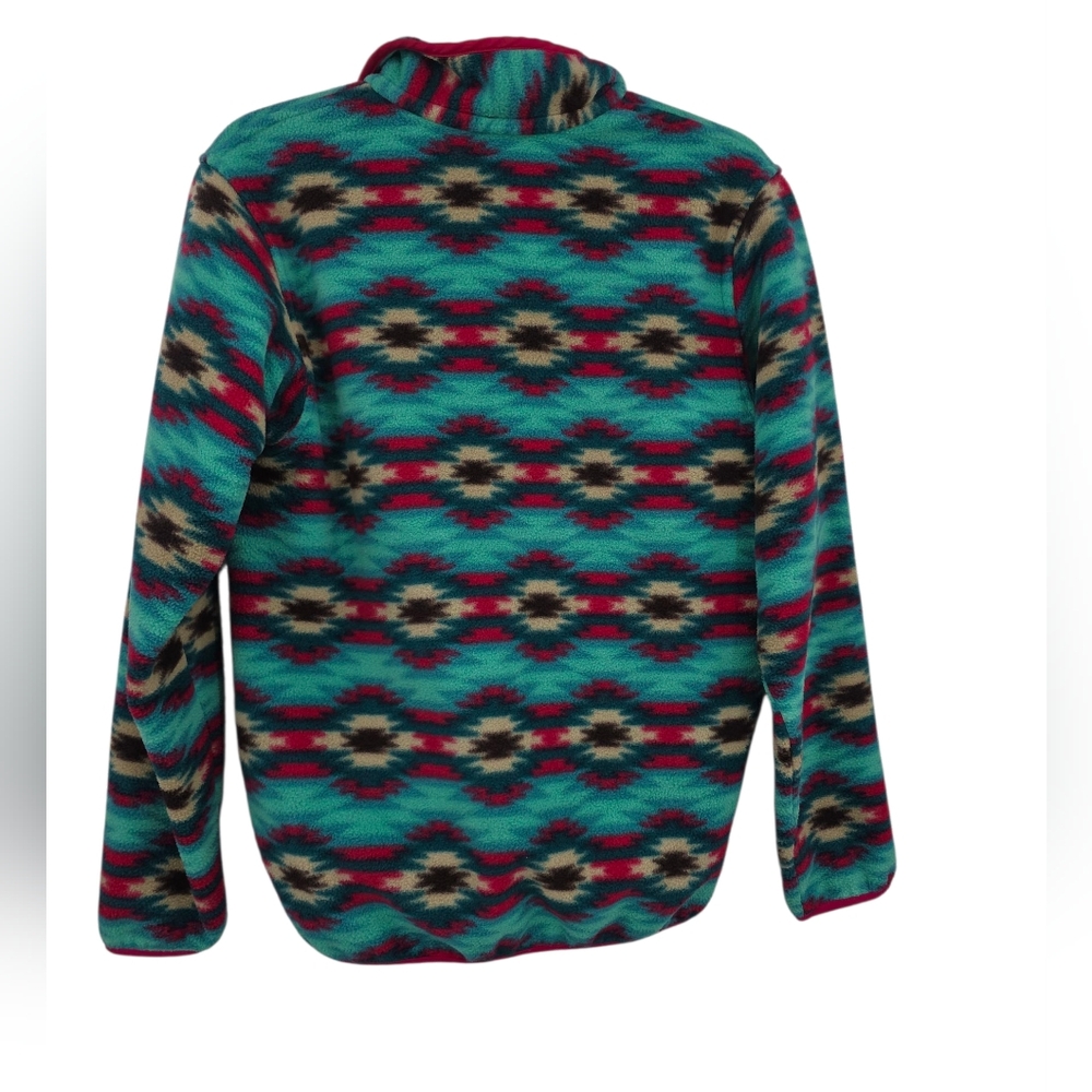 Patagonia Synchilla Aztec Print Fleeve Pull Over Medium - Picture 6 of 6